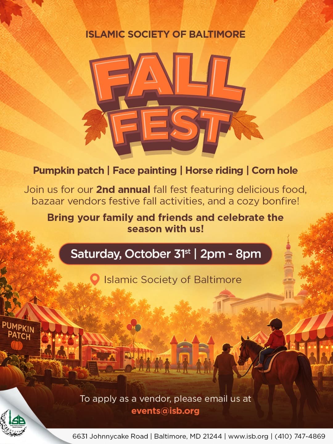 ISB Fall Fest flyer